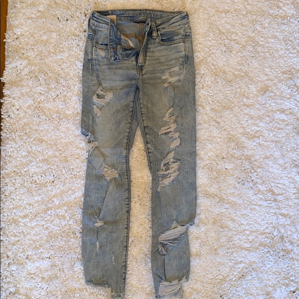 American Eagle High Waisted Jegging Crop